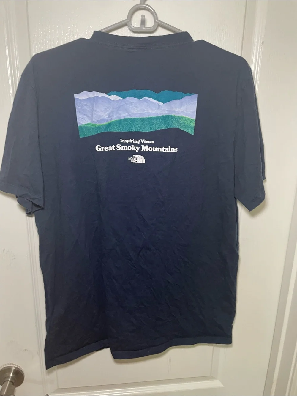 The North Face Navy Short-Sleeve Logo Tee